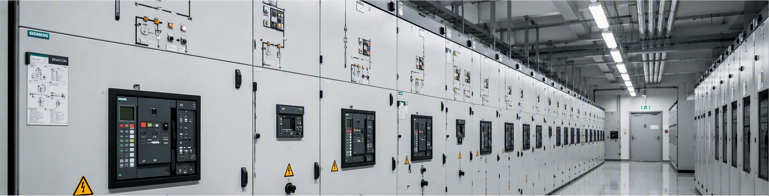 Moderne elektrische Schaltanlage